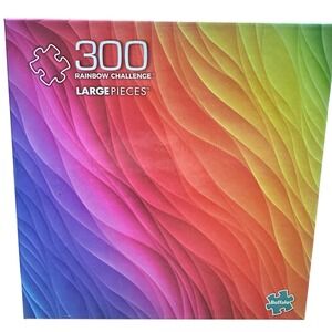 300 pc Buffalo Jigsaw Puzzle "Rainbow Challenge" Large Piece 21‎ x 15